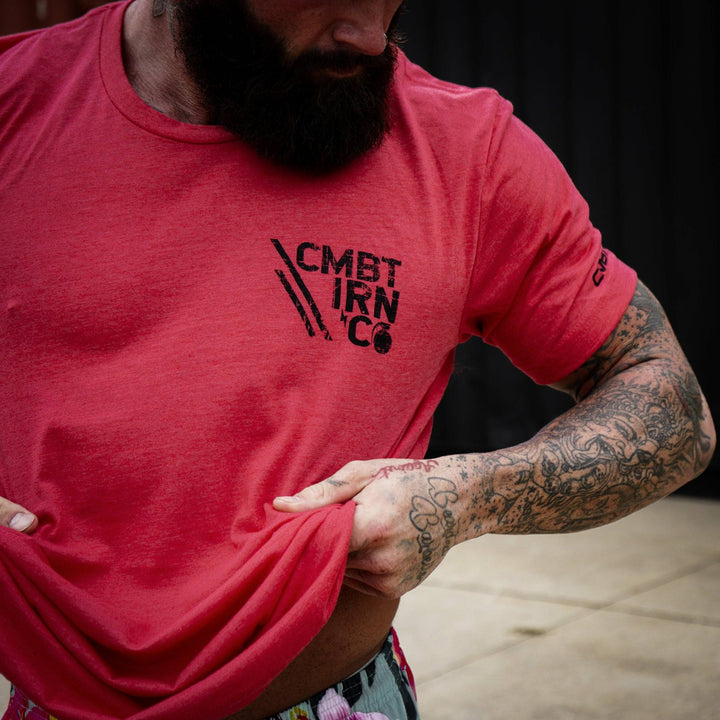 Lift heavy. Move fast. Stay deadly. Men’s t-shirt  #color_red