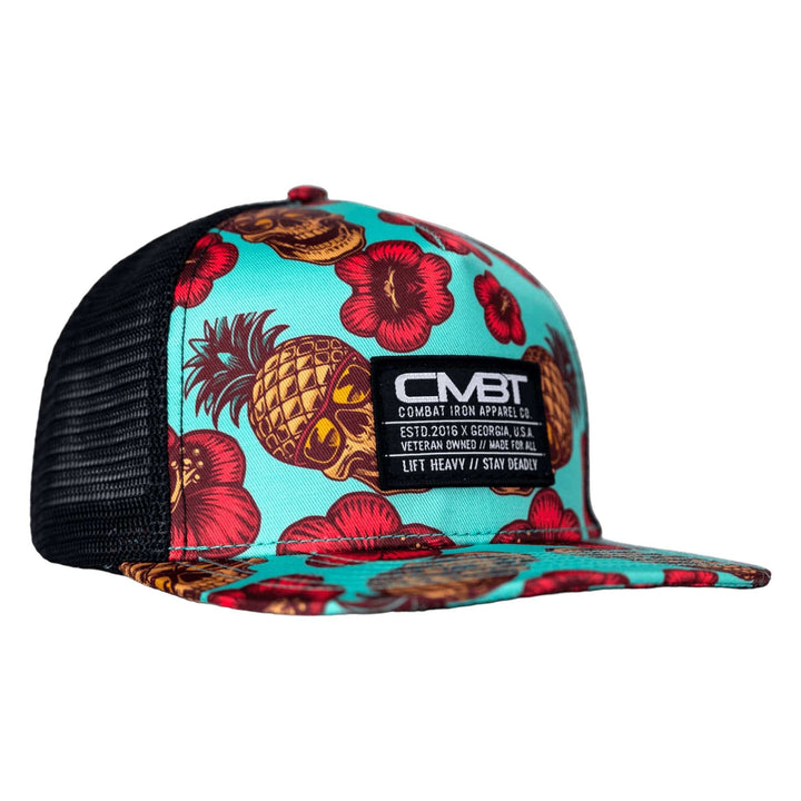 TEAL PINEAPPLE EXPRESS SNAPBACK | WOVEN BLACK CMBTIRN