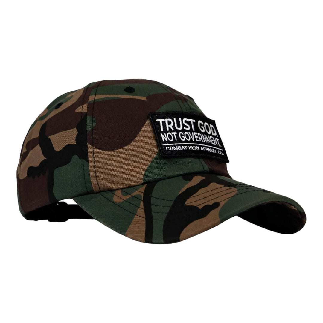 Trust God. Not Government. Patch Dad Hat