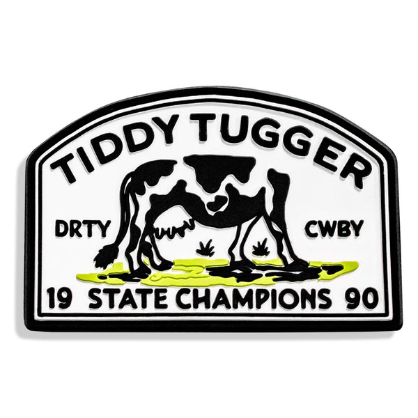 State Champions Tiddy Tugger PVC Velcro Patch - DIRTY COWBOY MFG