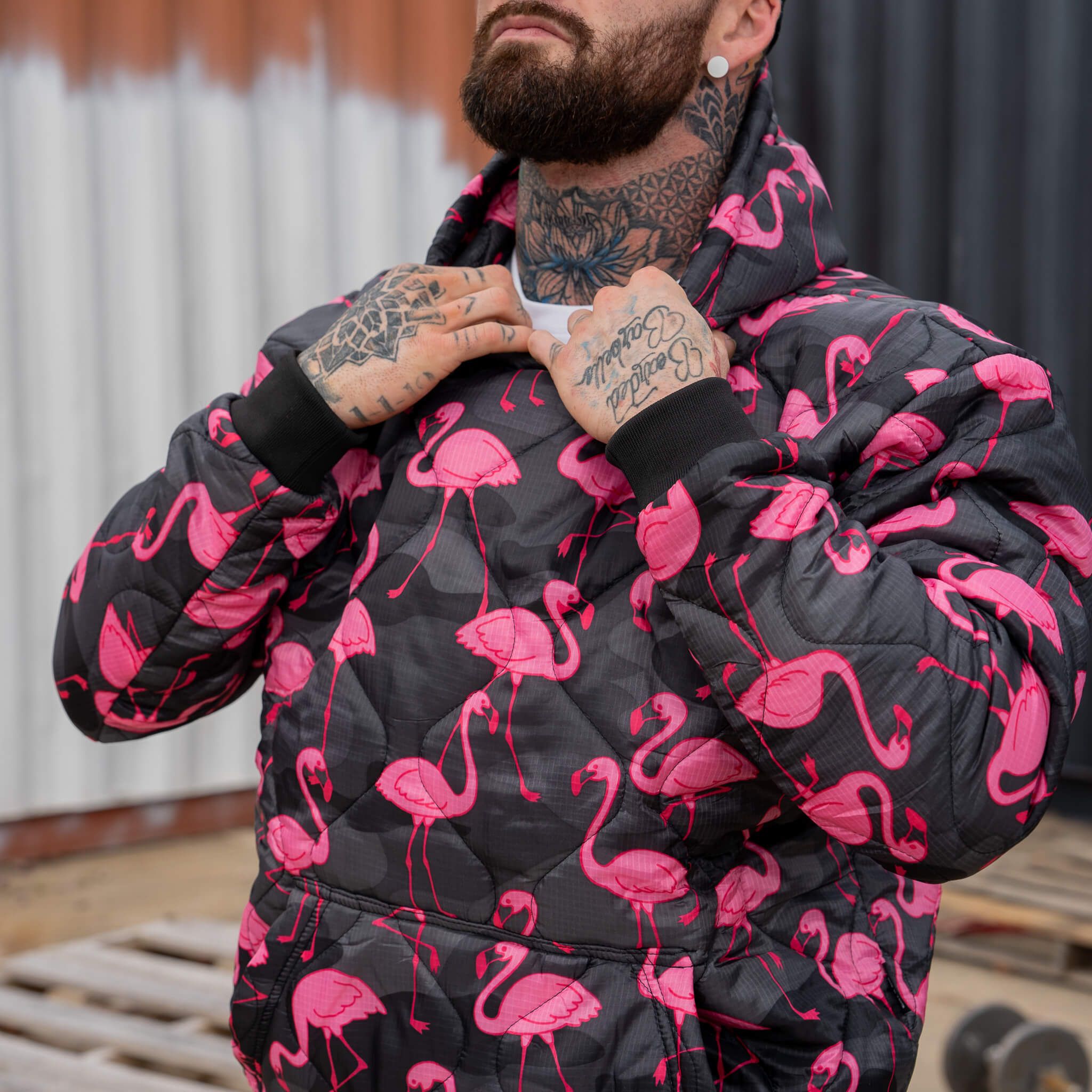 Pink discount flamingo hoodie