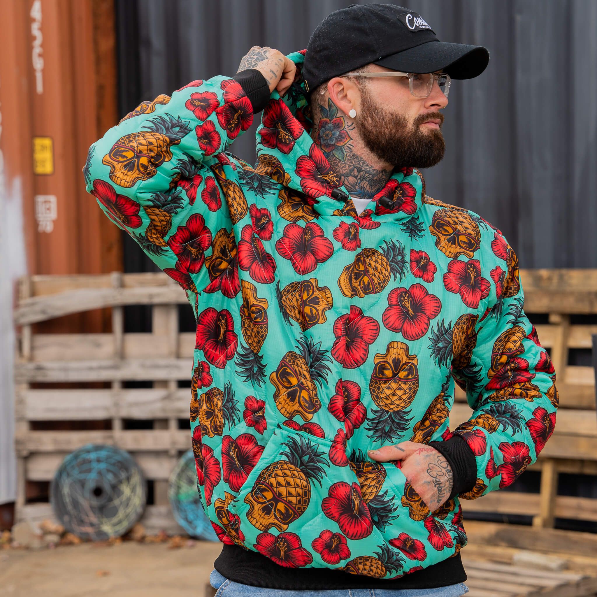 Copenhagen Camo Woobie Cold Weather Pullover Hoodie| Combat Iron Apparel Co.