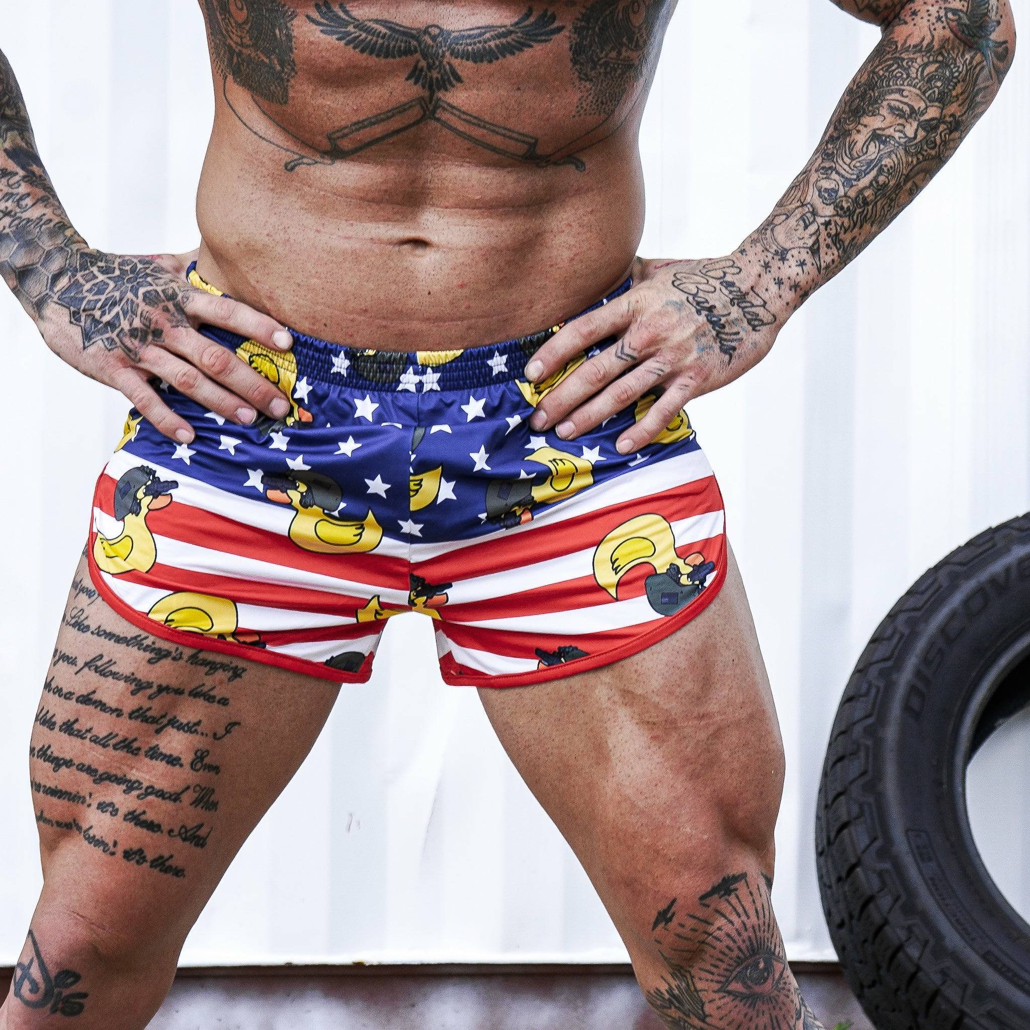 CMBT Ranger panty silkies training shorts #color_tactiduck-usa-edition