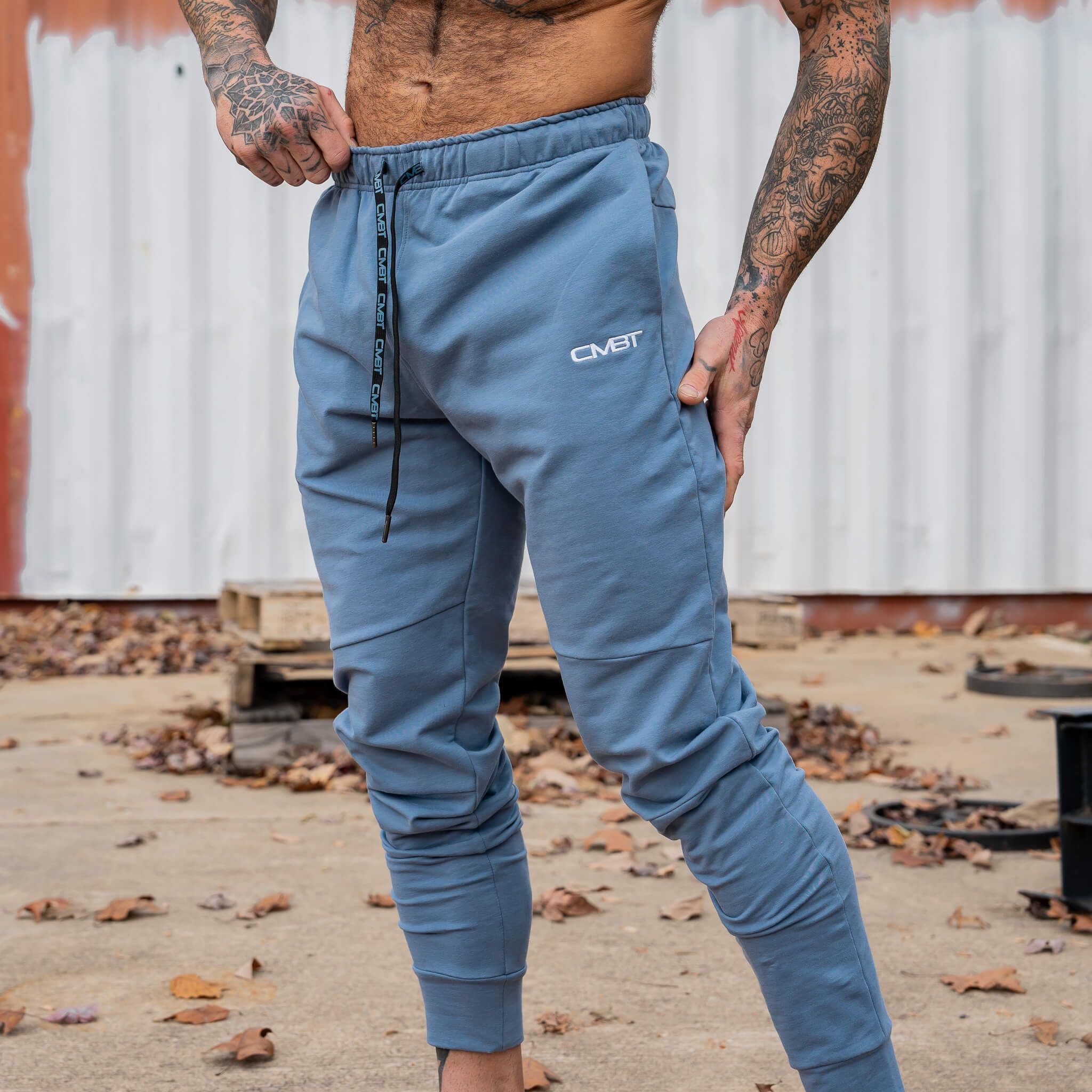 Blue 2025 joggers mens