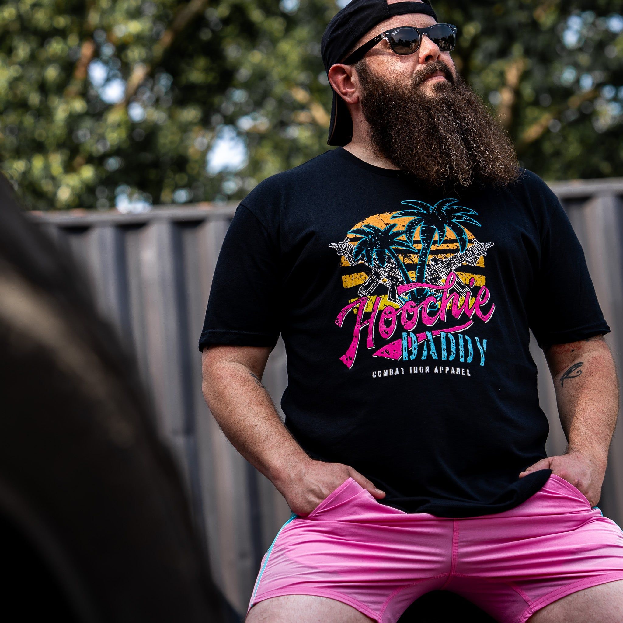 Hoochie Daddy Sunset Men's T-shirt | Combat Iron Apparel Co.