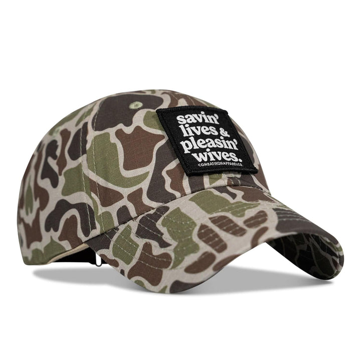 Ripstop Savin' Lives & Pleasin' Wives Low Pro Operator Hat