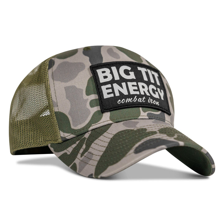 Big Tit Energy Patch Mesh Snapback Hat