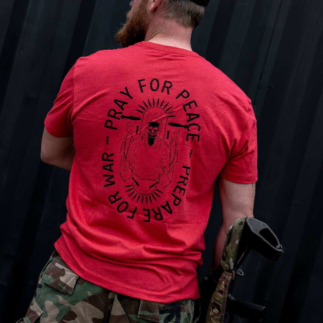 Pray For Peace. Prepare For War. Men's T-Shirt