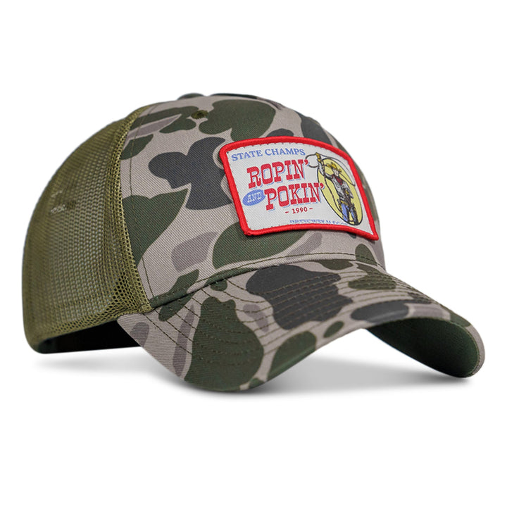 Ropin' and Pokin' Dirty Cowboys Patch SnapBack Hat