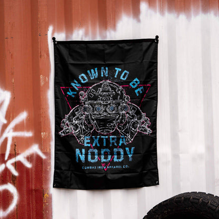 Known To Be Extra Noddy 3' X 4' Wall Flag - Combat Iron Apparel Co.