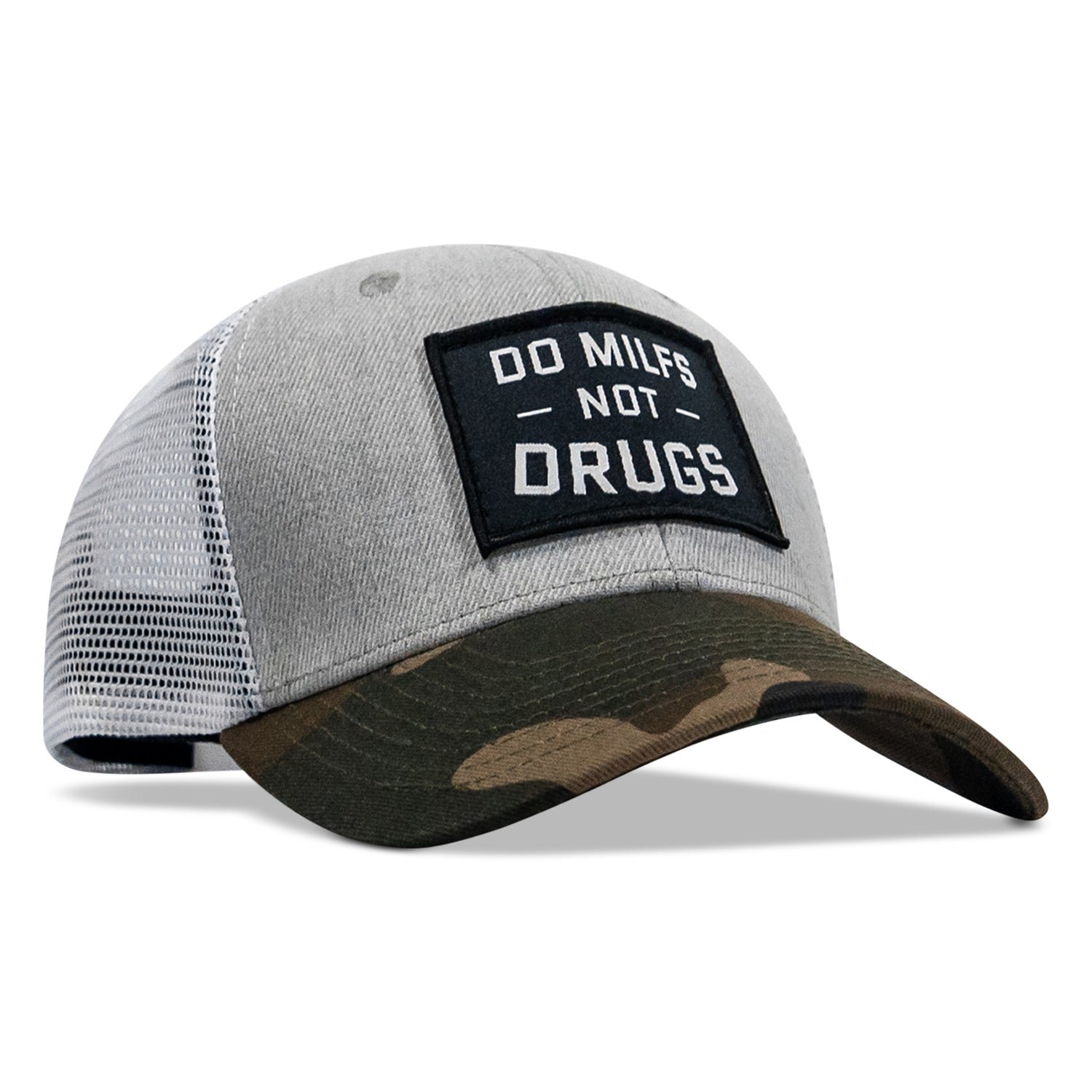 DO MILFS. NOT DRUGS. Patch Snapback HAT