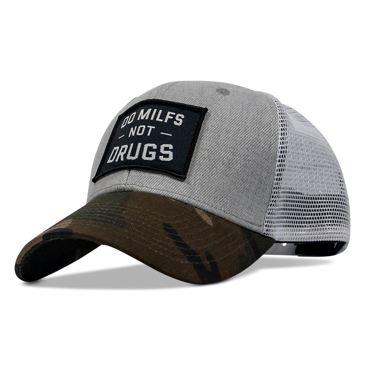 DO MILFS. NOT DRUGS. Patch Snapback HAT