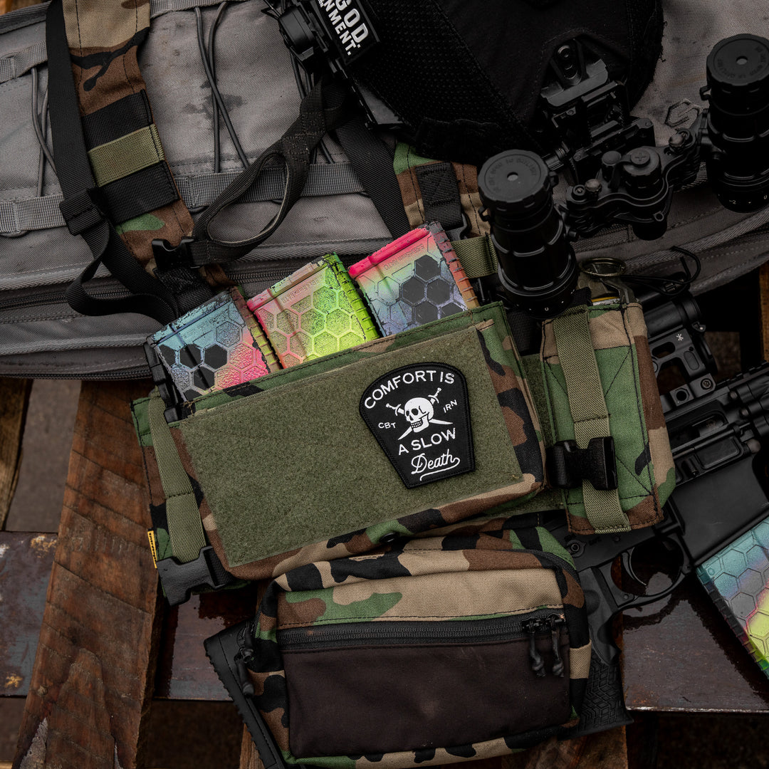 Comfort Is a Slow Death Large Velcro Patch