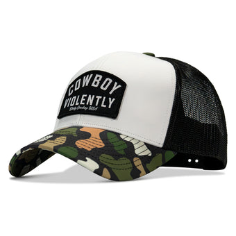 Cowboy Violently Patch Snapback Hat