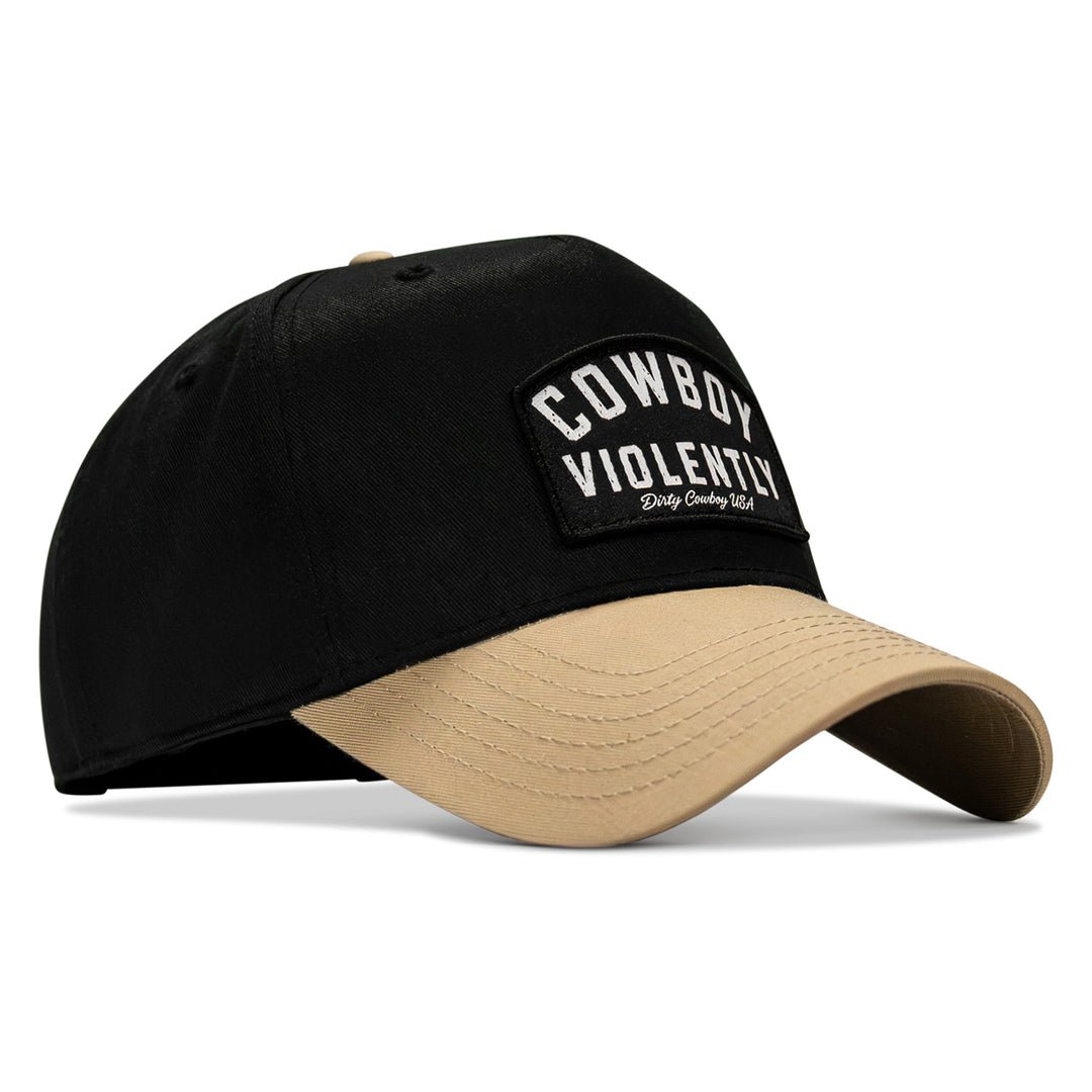 Cowboy Violently Patch 5 Panel Hat