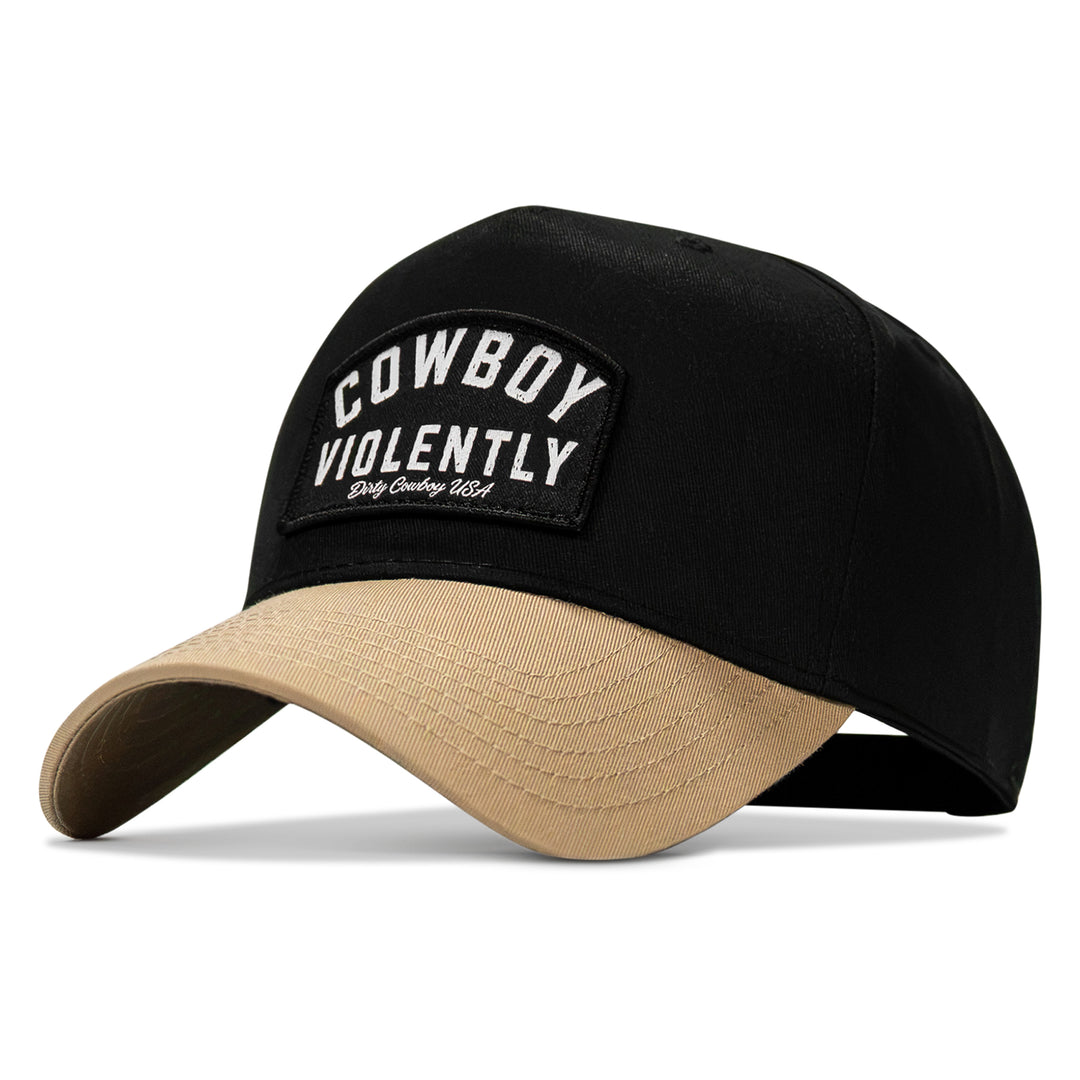 Cowboy Violently Patch 5 Panel Hat