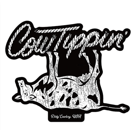 Cow Tippin' Ranch Decal