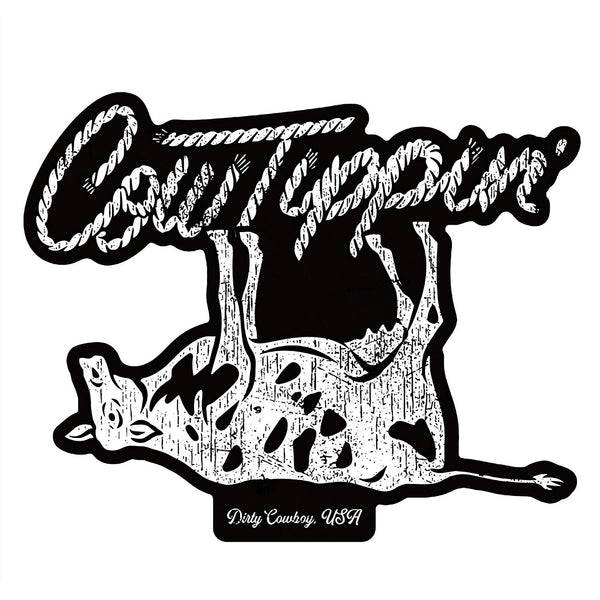Cow Tippin' Ranch Decal