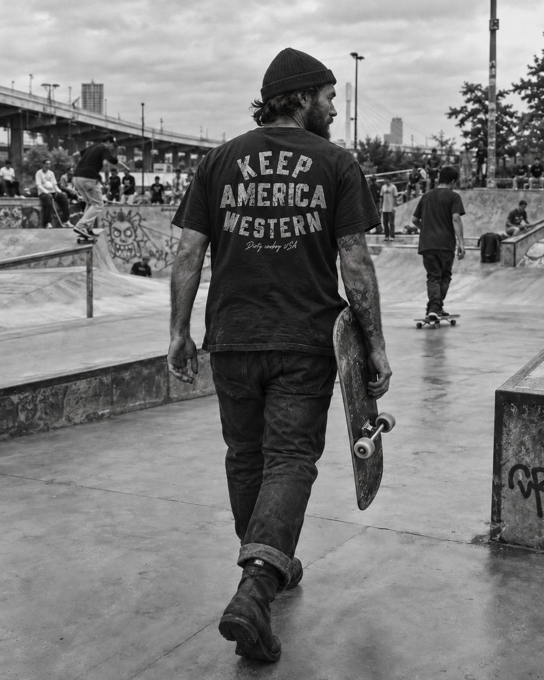 Keep America Western Men's Graphic T-Shirt