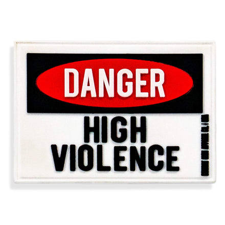 Danger High Violence Pvc Patch - Combat Iron Apparel Co.