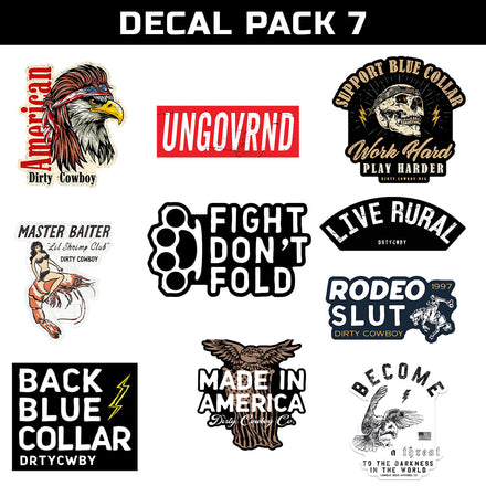Sticker Decal Pack V7 - Combat Iron Apparel Co.