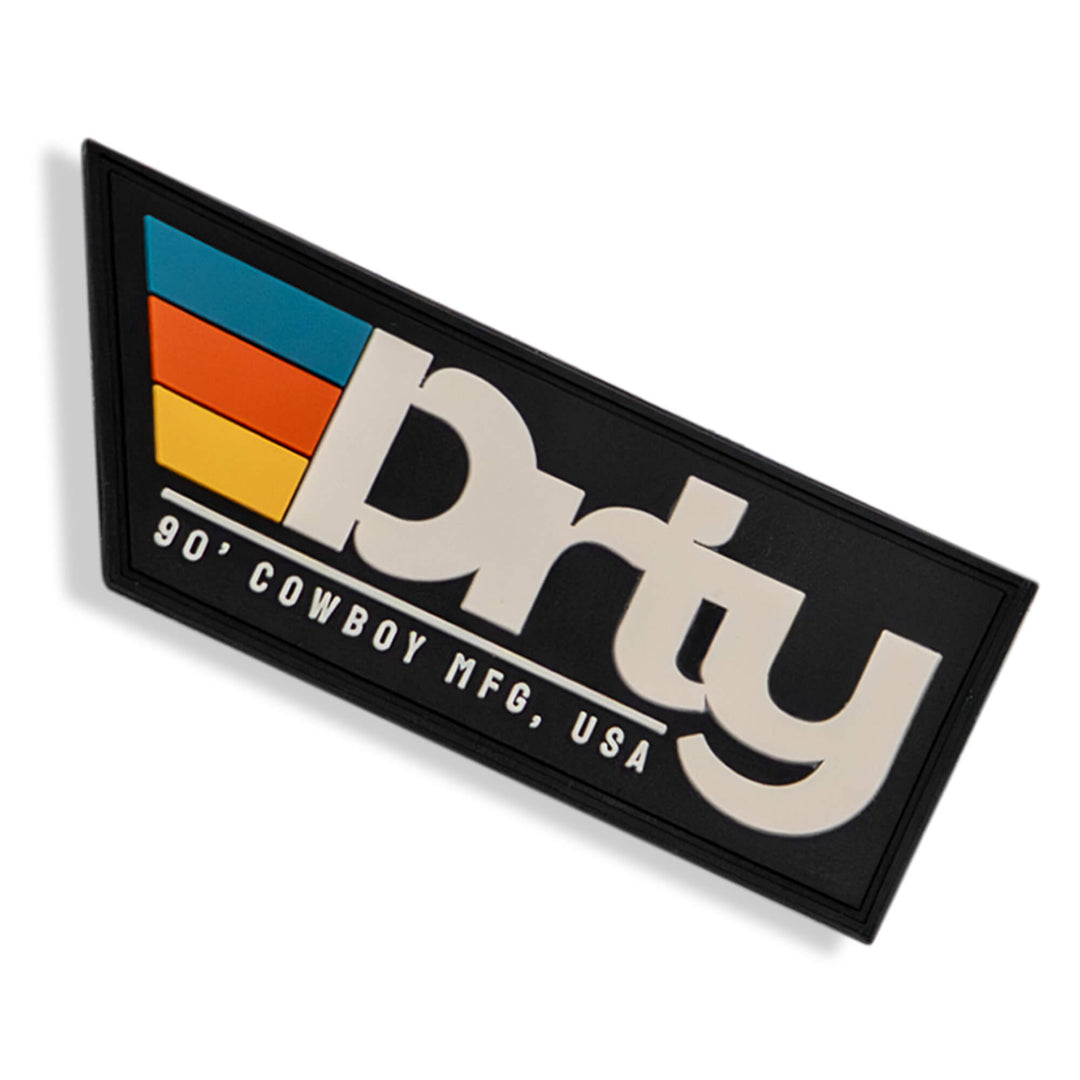 Branded DRTY Original PVC Patch - DIRTY COWBOY MFG