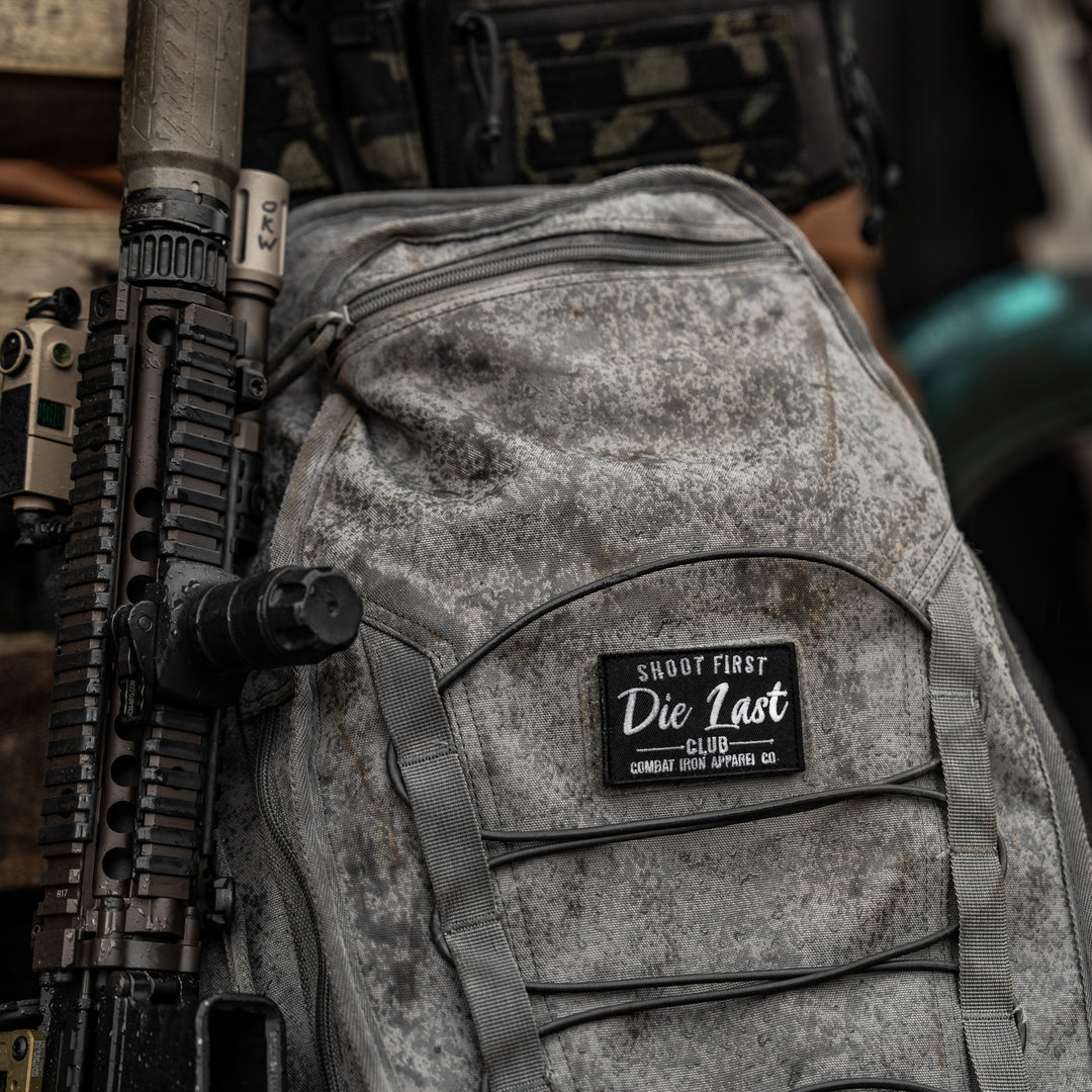 Shoot First. Die Last Club Velcro Patch