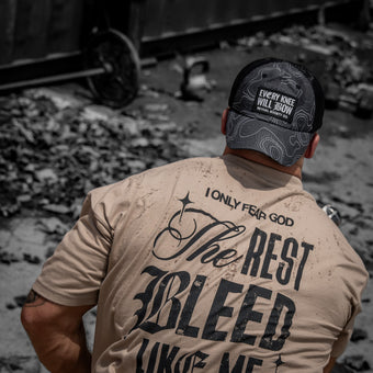 Every Knee Will Bow Patch Tactical Ripstop Mesh Snapback Hat