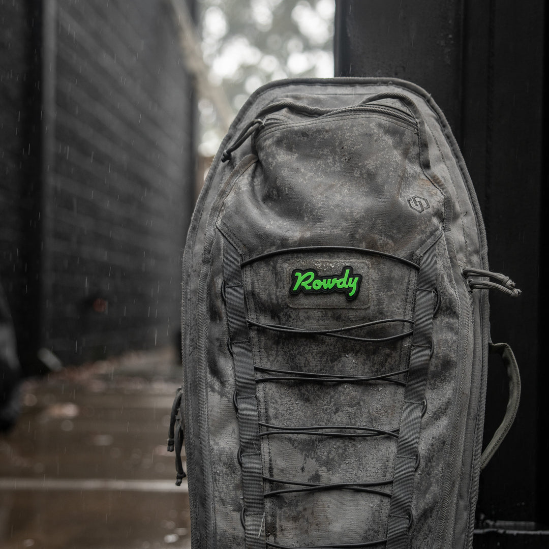 Rowdy Script PVC Velcro Patch