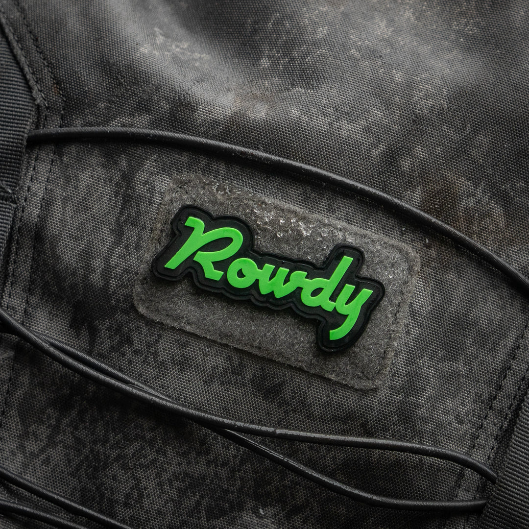Rowdy Script PVC Velcro Patch