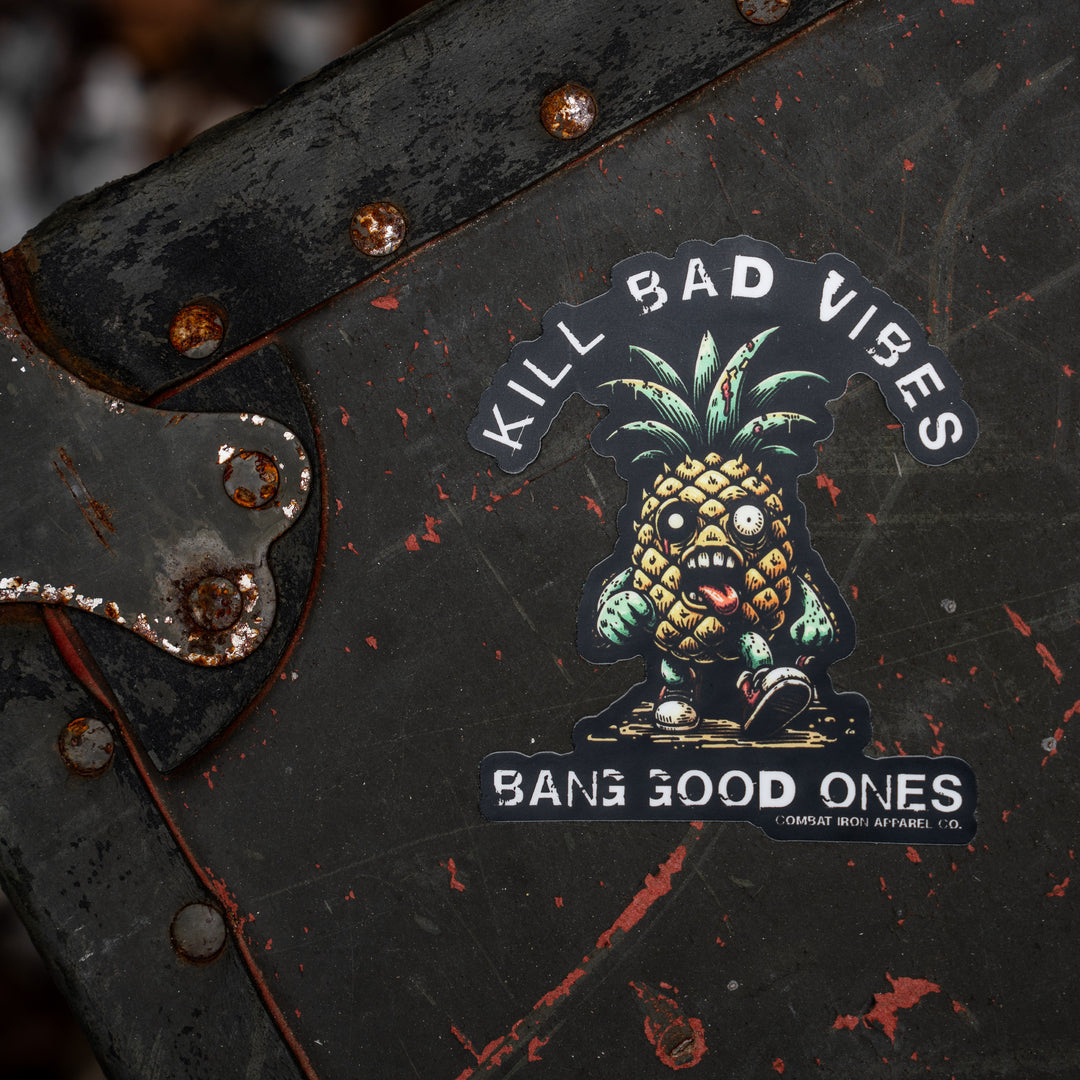 Kill Bad Vibes Pineapple Decal