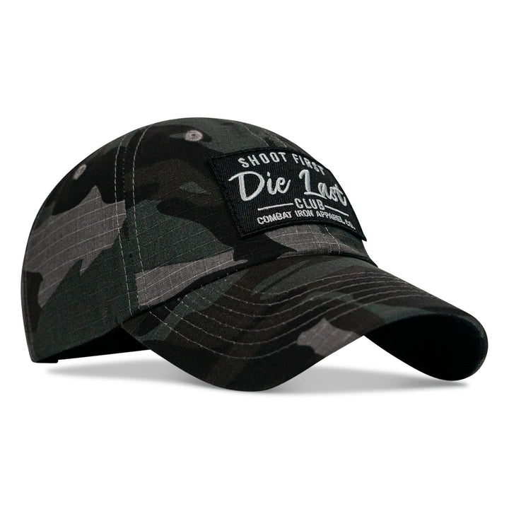 Shoot First. Die Last. Club Patch Low Profile Ripstop Flex Hat