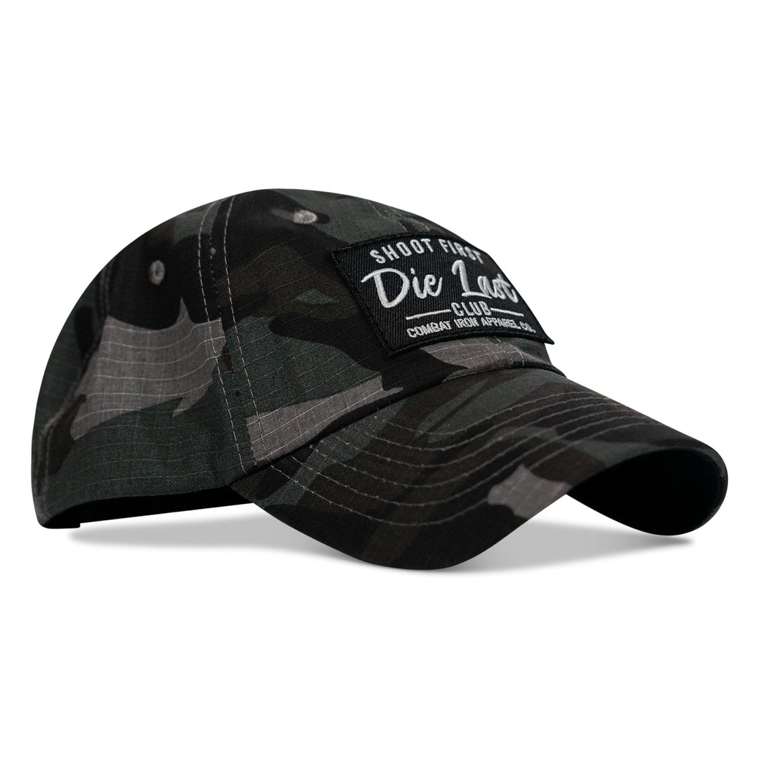 Shoot First. Die Last. Club Patch Low Profile Ripstop Flex Hat