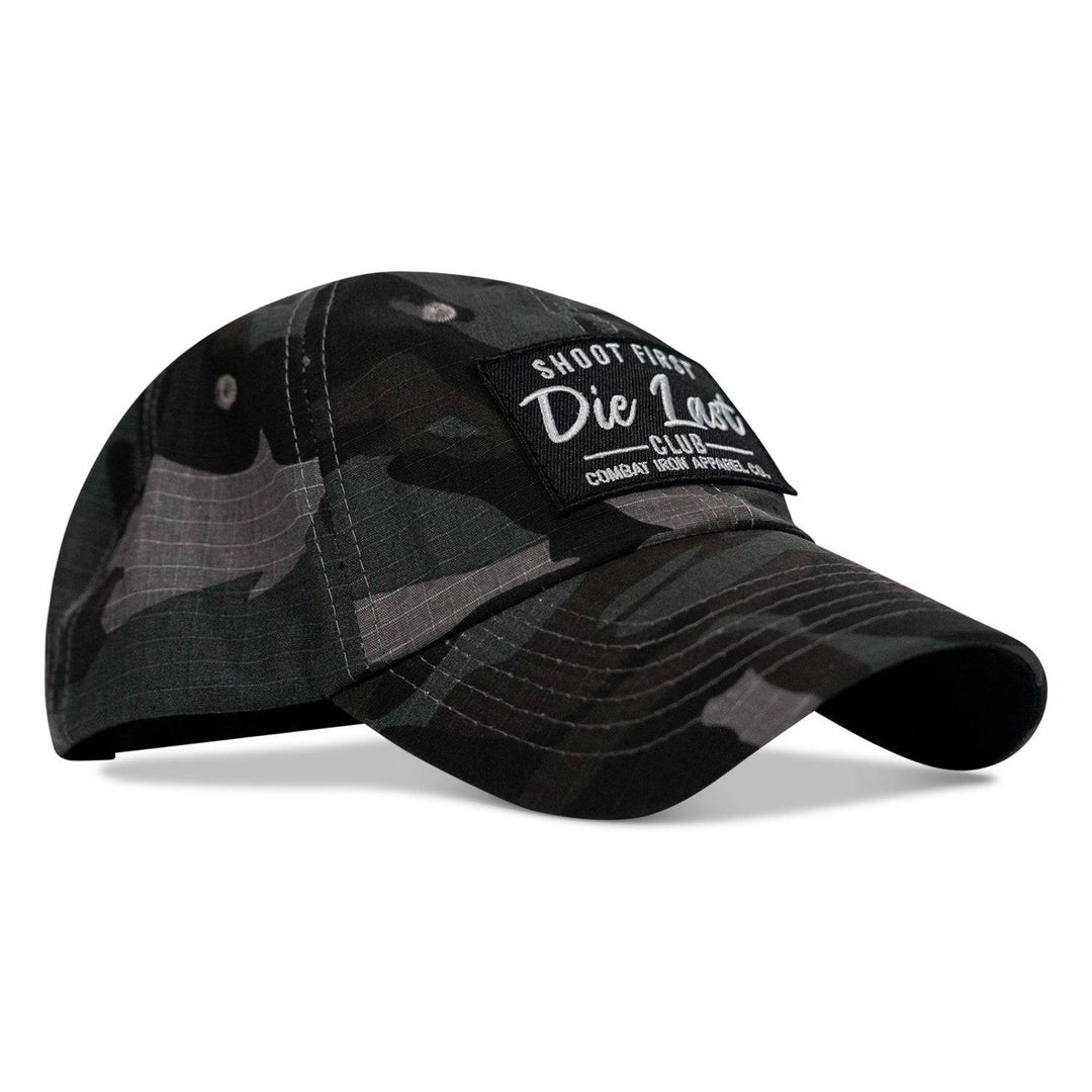 Shoot First. Die Last. Club Patch Low Profile Ripstop Flex Hat