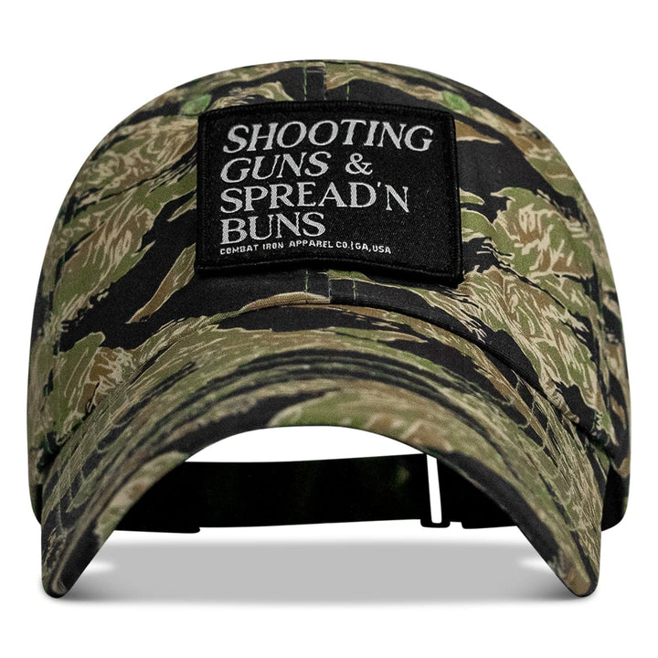 Shooting Guns & Spread'n Buns Patch RipStop Low Pro Hat