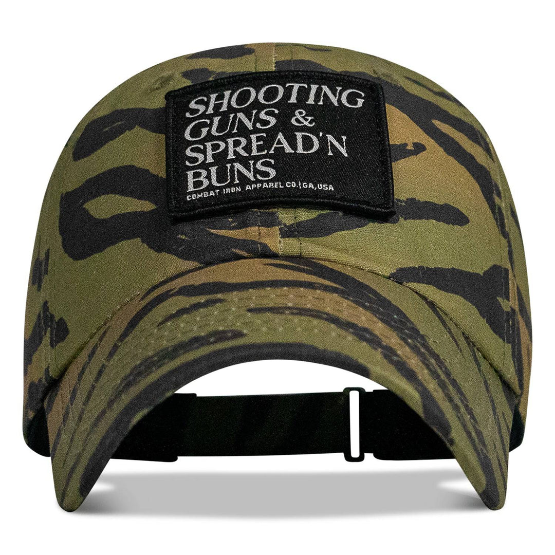 Shooting Guns & Spread'n Buns Patch RipStop Low Pro Hat