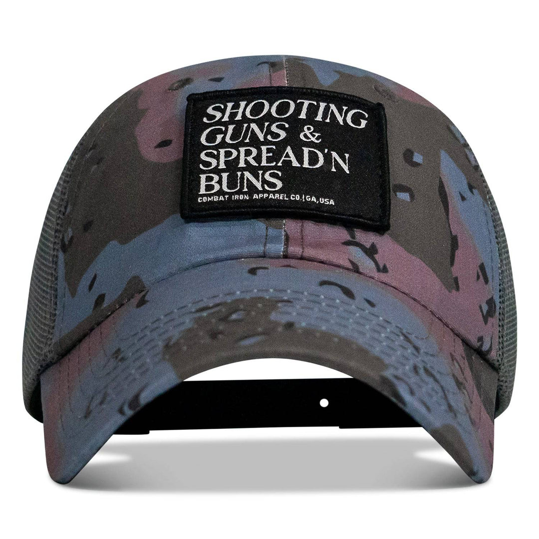 Shooting Guns & Spread'n Buns Patch RipStop Low Pro Hat