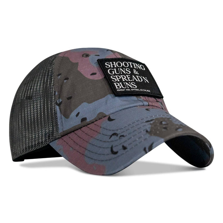 Shooting Guns & Spread'n Buns Patch RipStop Low Pro Hat