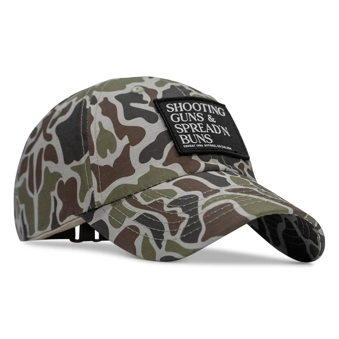 Shooting Guns & Spread'n Buns Patch RipStop Low Pro Hat