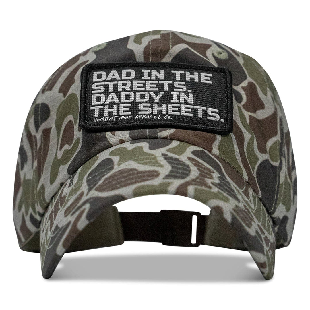 Dad in the Streets. Daddy in the Sheets. Patch RipStop Low Pro Hat