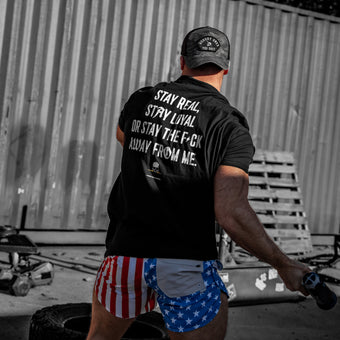 Stay Real. Stay Loyal. Men's T-Shirt