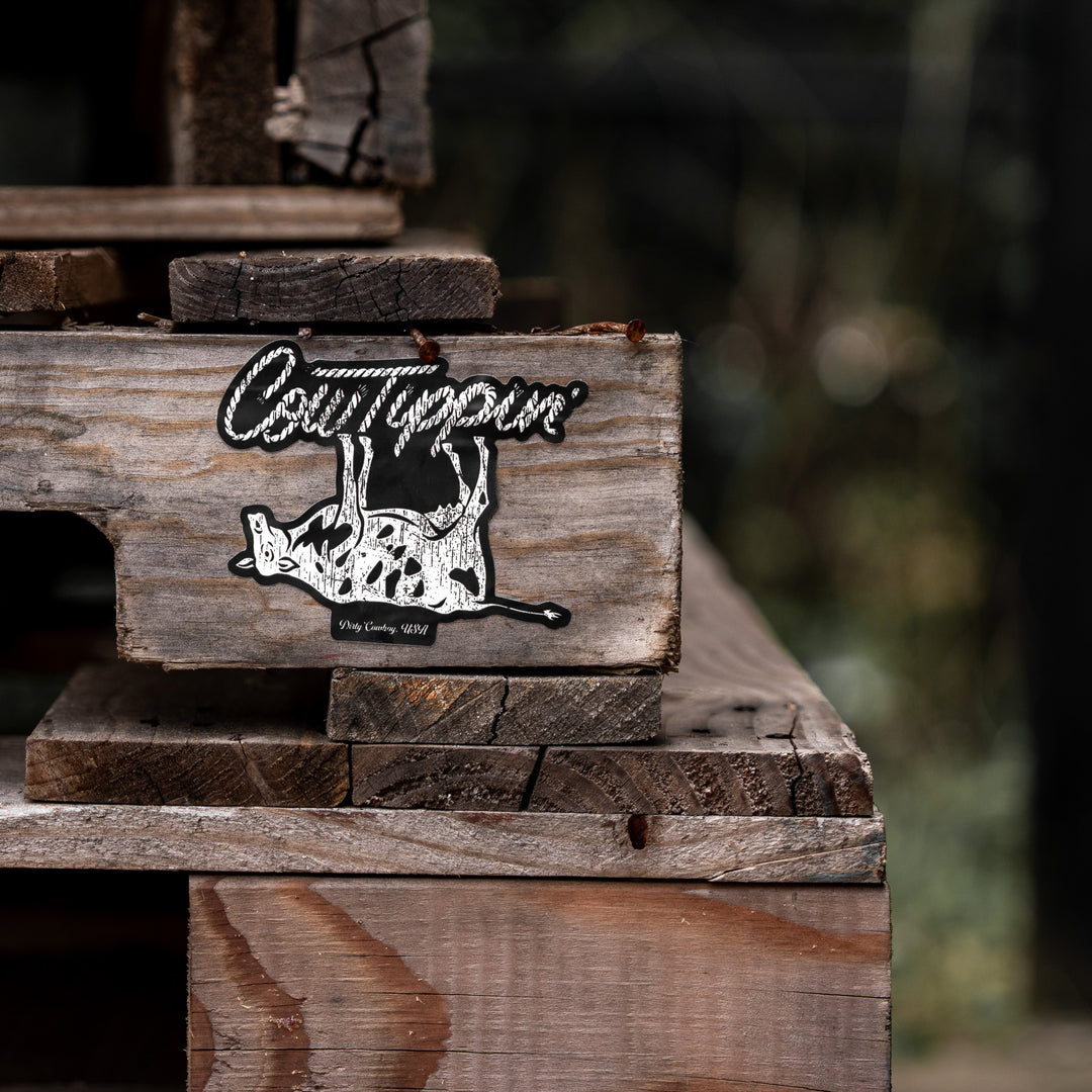 Cow Tippin' Ranch Decal