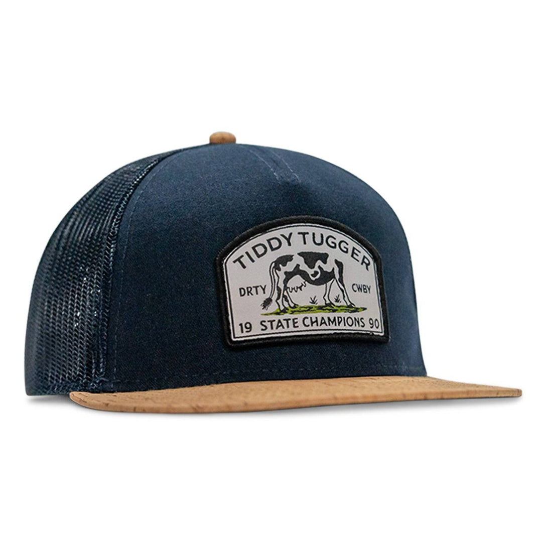 Tiddy Tugger Patch Mesh Snapback Flatbill Curved Hat