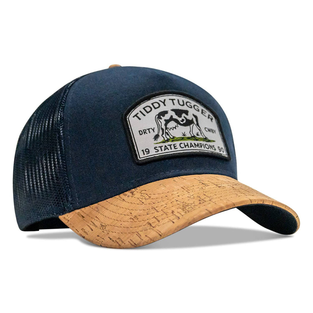 Tiddy Tugger Patch Mesh Snapback Flatbill Curved Hat