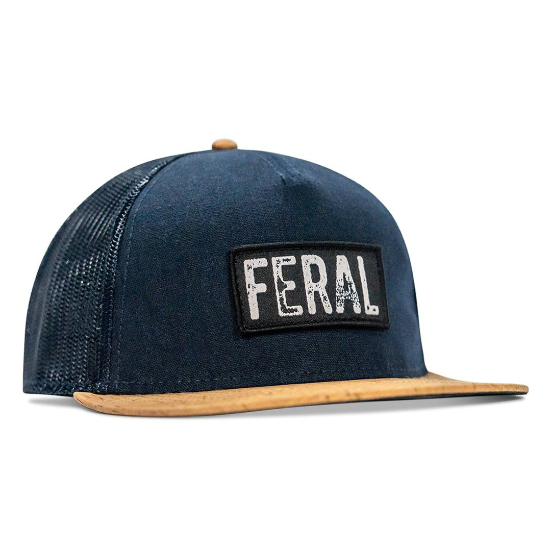 Feral Patch Mesh Snapback Flatbill Curved Hat