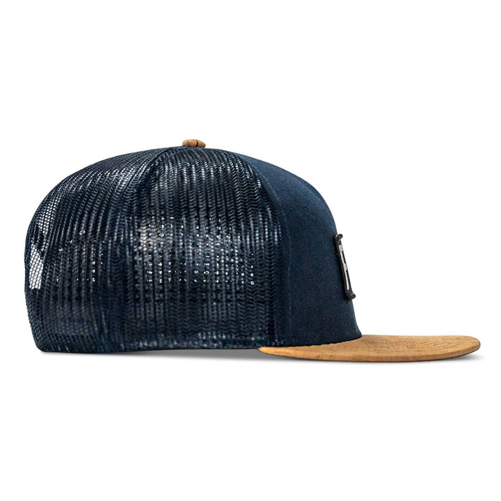 Feral Patch Mesh Snapback Flatbill Curved Hat