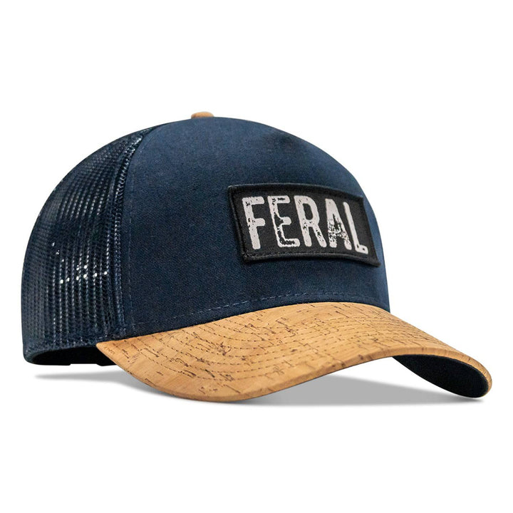 Feral Patch Mesh Snapback Flatbill Curved Hat