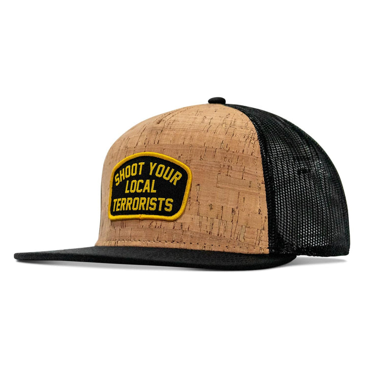 Shoot Your Local Terrorists Patch Mesh Snapback Flatbill Curved Hat