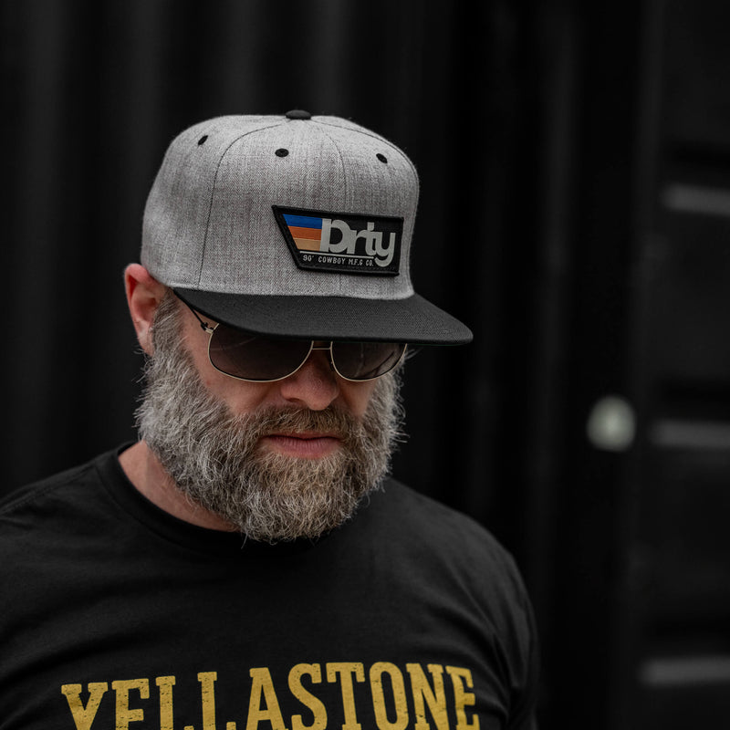 Original DRTY Patch Flatbill Hat - Combat Iron Apparel Co.