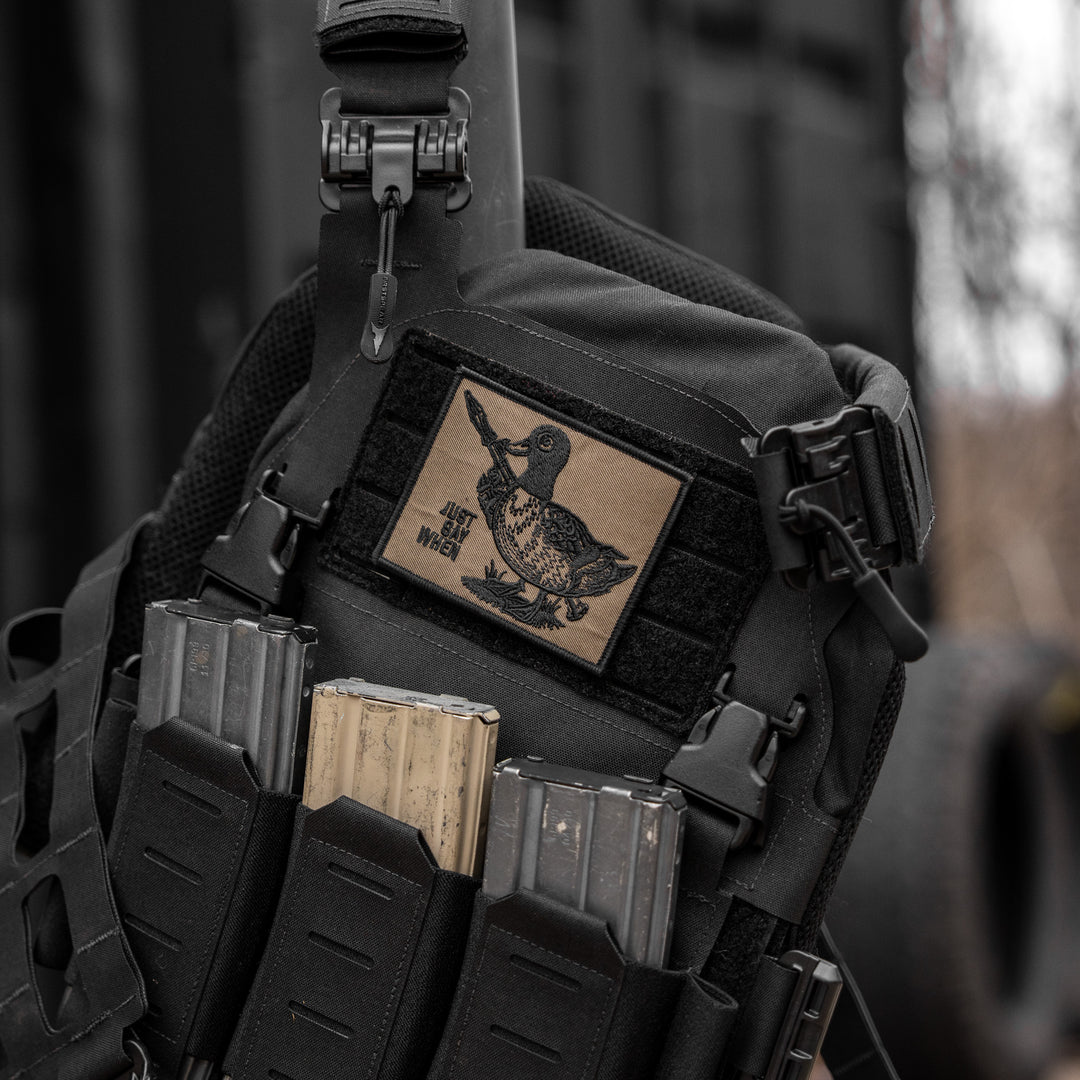 Just Say When Velcro Large Patch